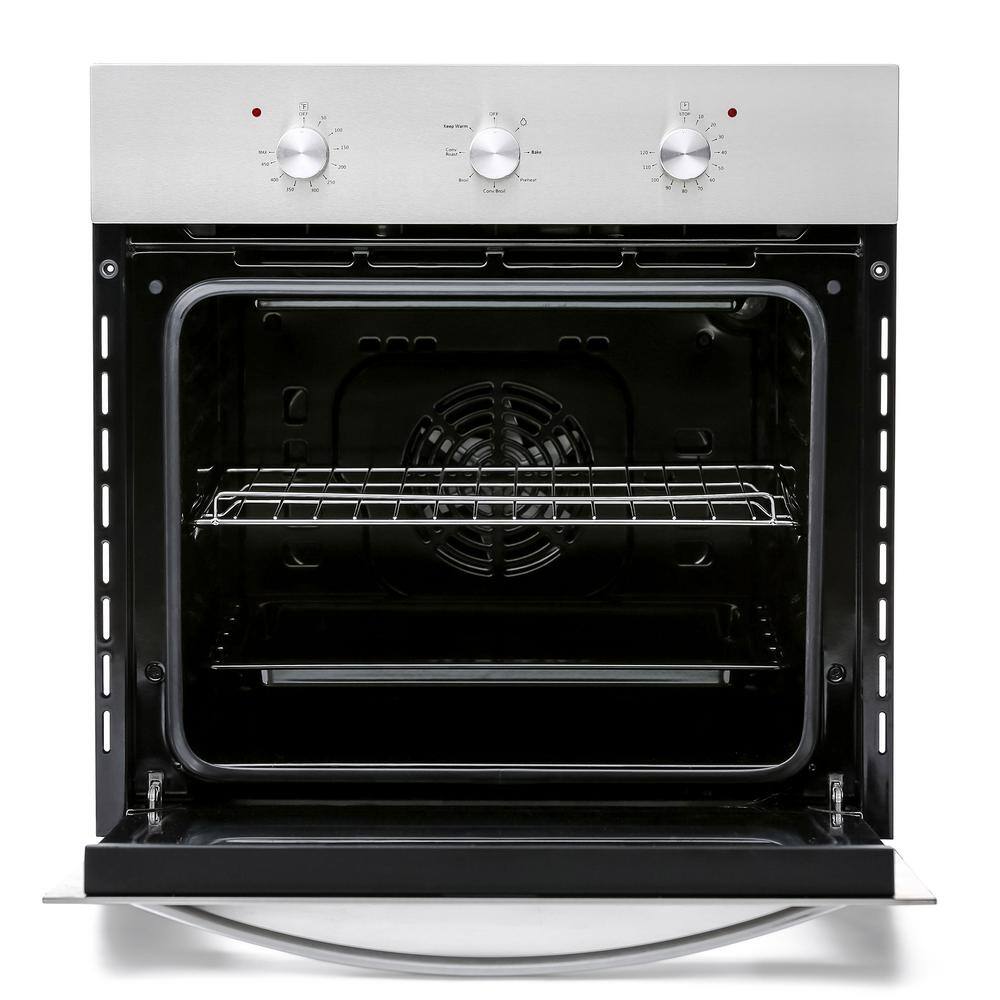 Empava 24 in. Single Electric Wall Oven with Convection in Stainless Steel EPV-24WOB14