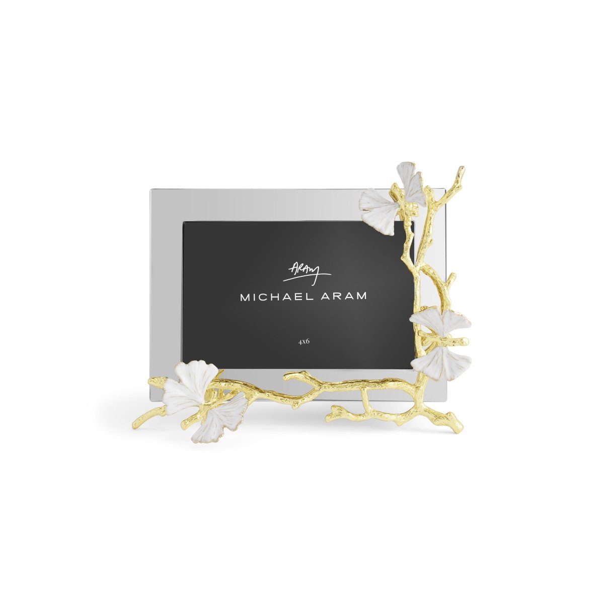 Butterfly Ginkgo Gold Reflective Frame