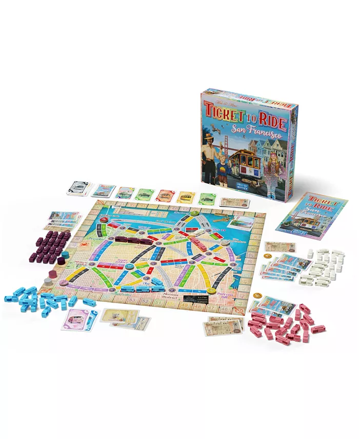 University Games Days of Wonder Ticket to Ride Strategy Game San Francisco