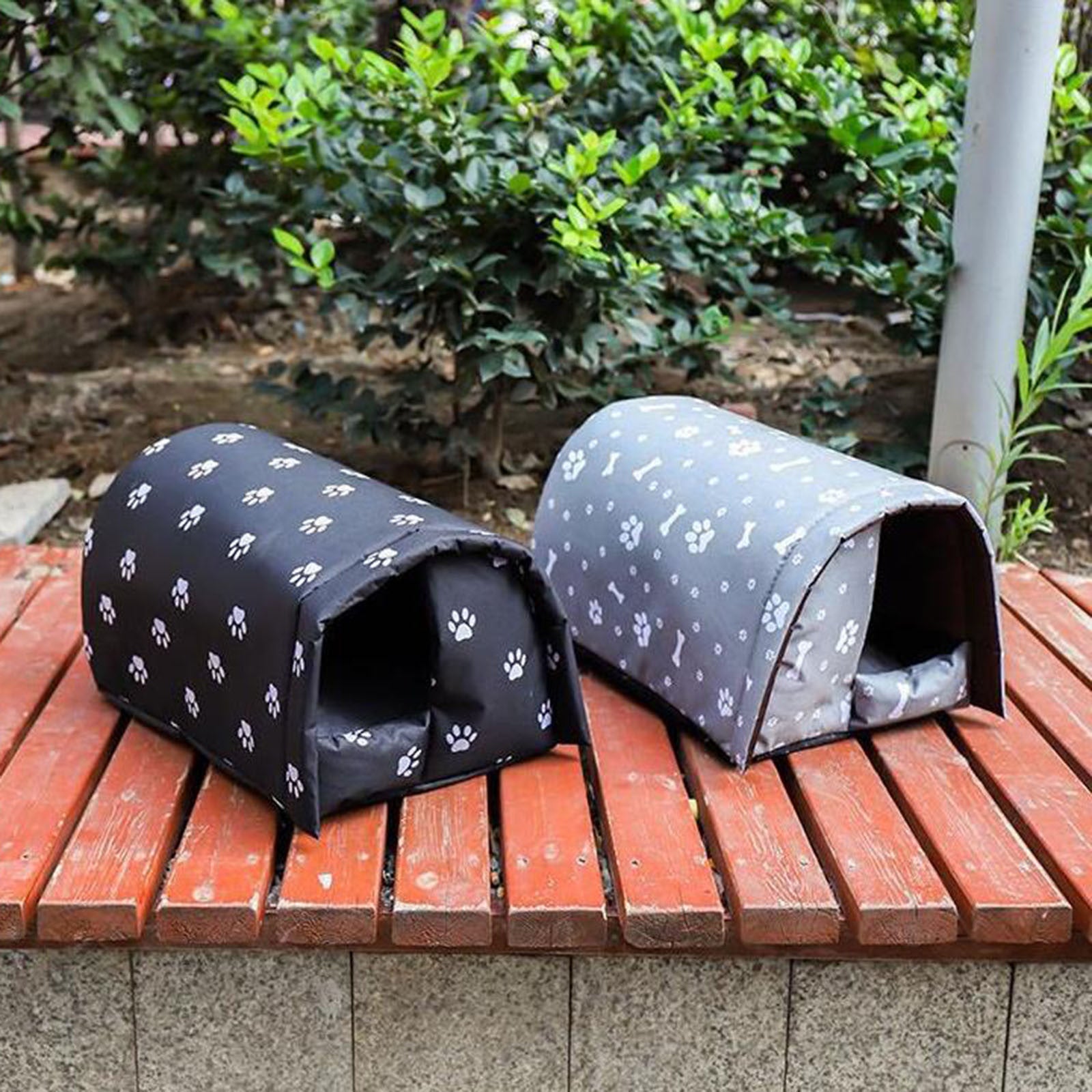 Pet Outdoor Cold-proof Cat House， Waterproof And Warm Foldable Cat Bed Dog Cats collar Sunglasses Glasses Photo Props