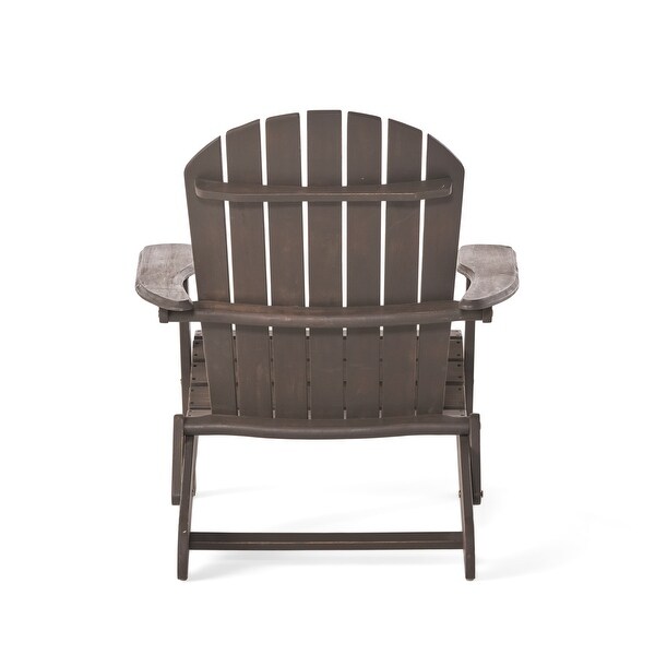 Hanlee Acacia Wood Folding Adirondack Chair by Christopher Knight Home