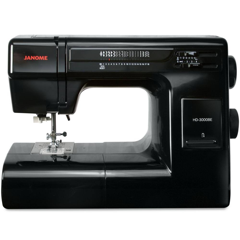 Janome HD3000BE 18-Stitch Sewing Machine with Quilt Kit 001HD3000BE