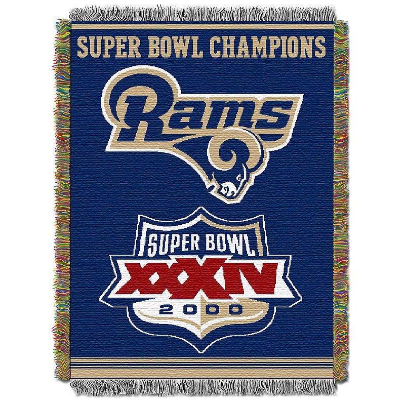 Los Angeles Rams Commemorative Throw Blanket by Northwest