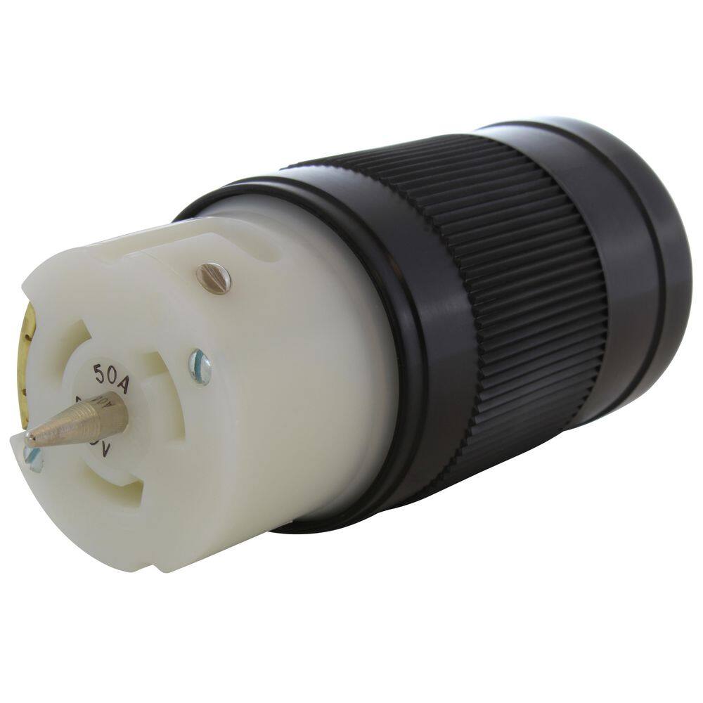 AC WORKS California Standard CS8364 50 Amp 3-Phase 250-Volt 4-Wire Locking Female Connector CS8364