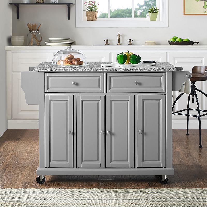 Crosley Full Size Granite Top Kitchen Cart