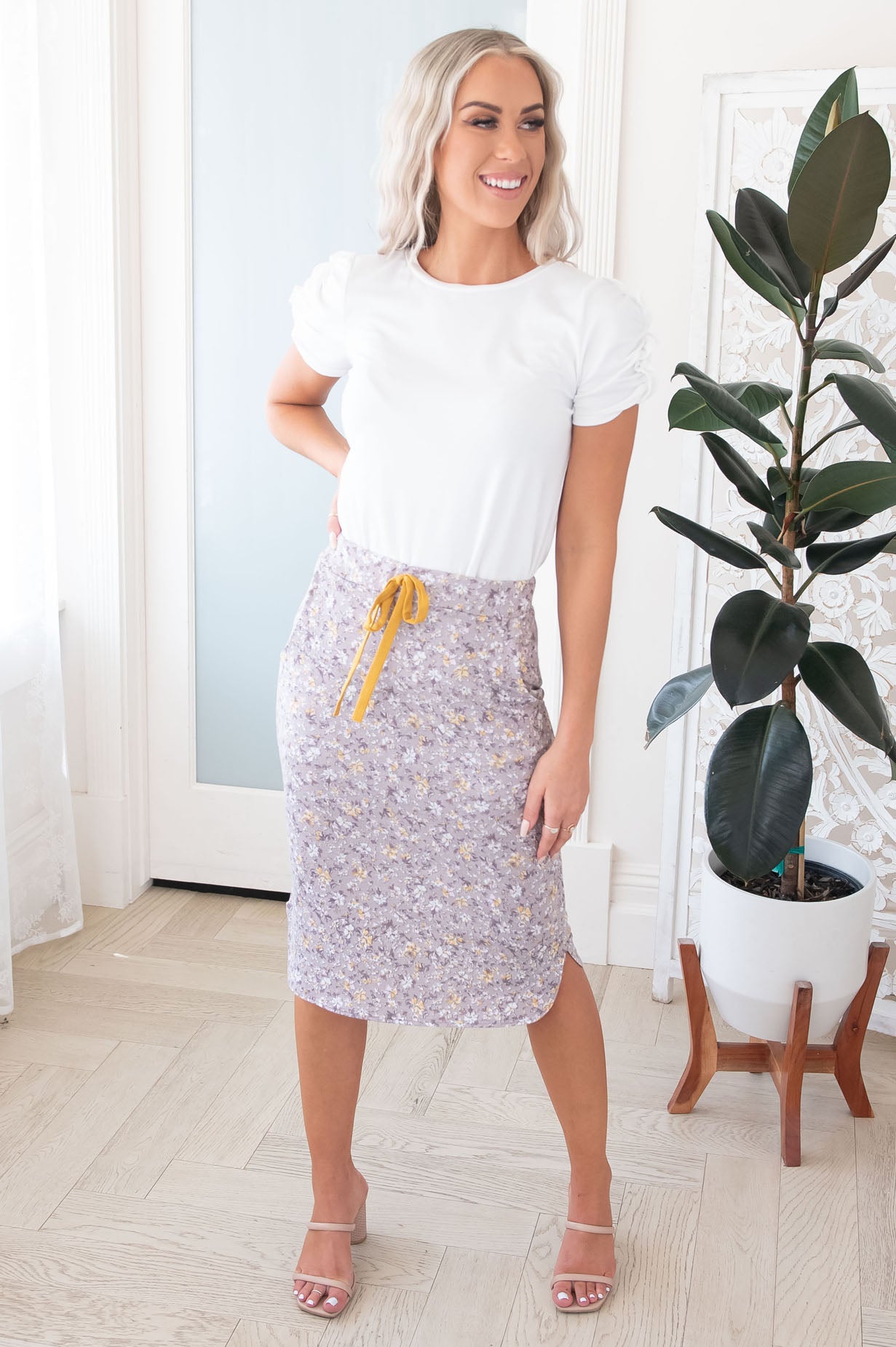 Favorite Hello Modest Jersey Knit Skirt