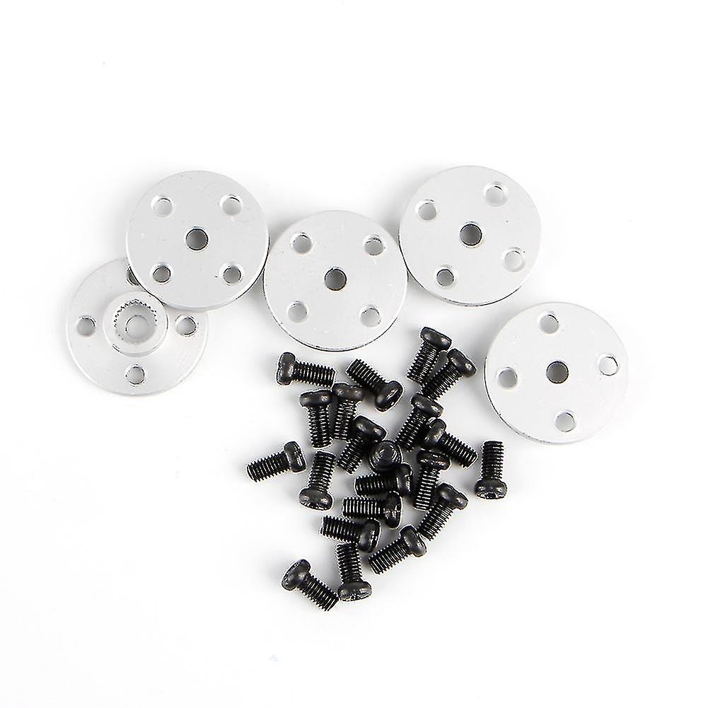 10pcs Metal Servo Arm 25t Round Type Disc Matal Horns For Mg995