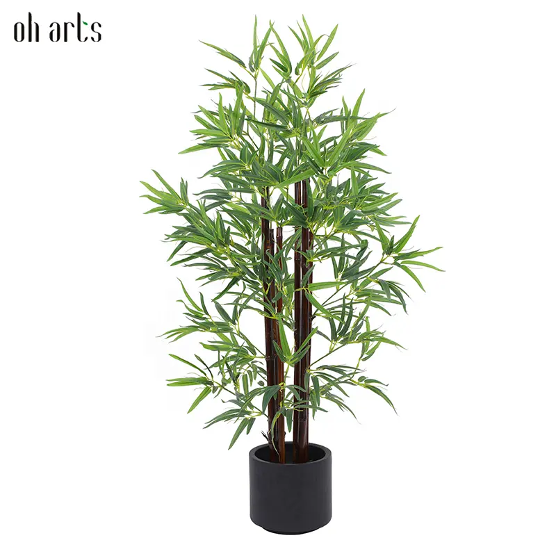 Garden Supplies Oh Arts  Multi sized artificial bonsai tree use bamboo raw materials artificial bamboo crafts tree for decor