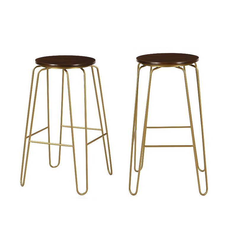 Carolina Forge Ethan Bar Stool 2-piece Set