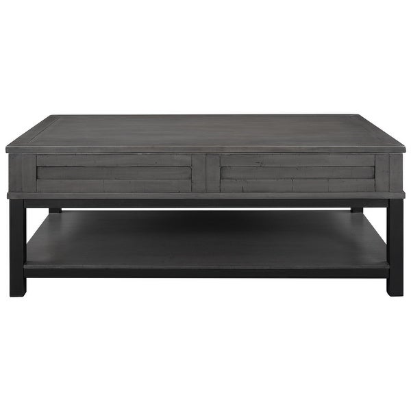 Lift Top Coffee Table with Shelf