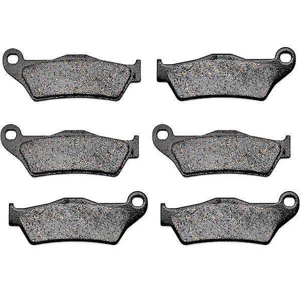 Front + Rear Brake Pads Compatible with 2003-2005 Gas Gas HP 50 240 300 Wild - Non-Metallic Organic NAO Brake Pads Set