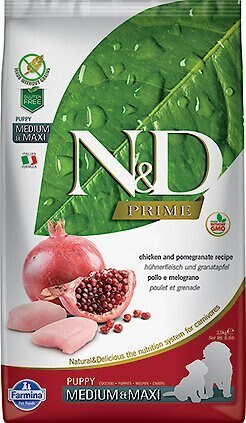 Farmina NandD Prime Chicken and Pomegranate Medium and Maxi Puppy Grain-Free Dry Dog Food