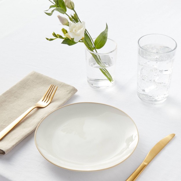 Stoneware Wetherfield Salad Plate White