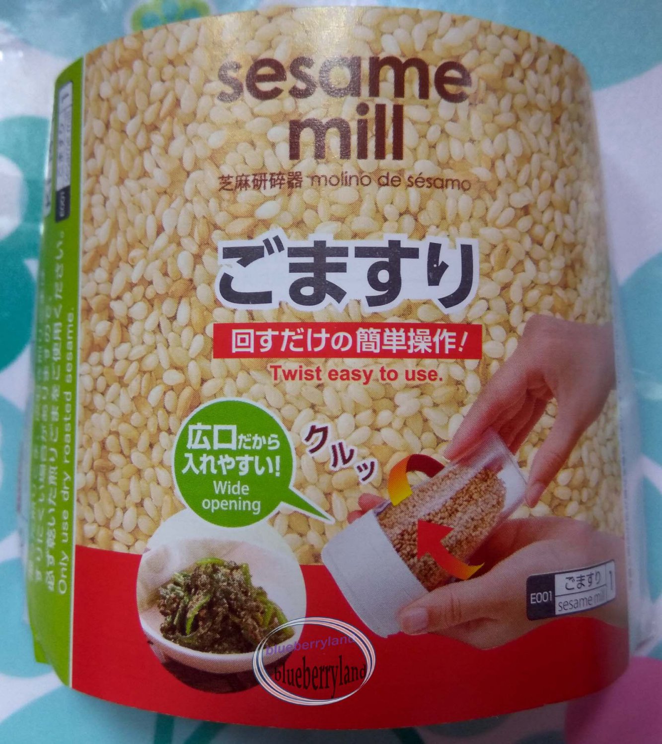 Sesame Mill Molino de sesame Kitchen gadget Plastic Mills