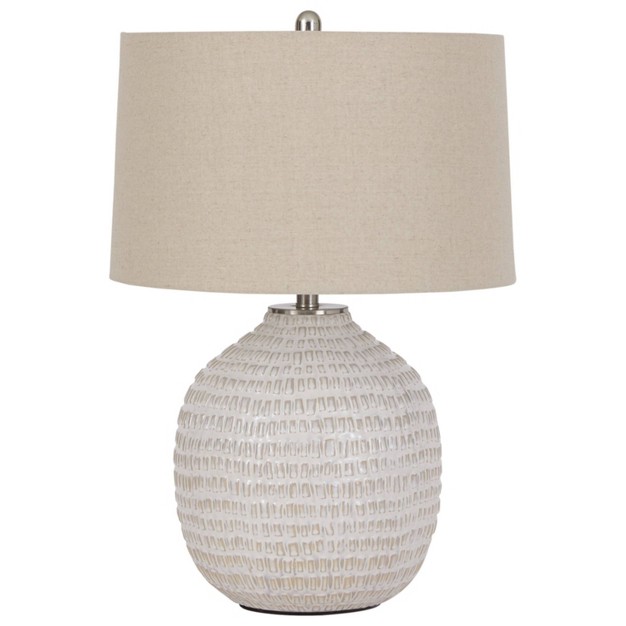 Jamon Ceramic Table Lamp Beige Signature Design By Ashley