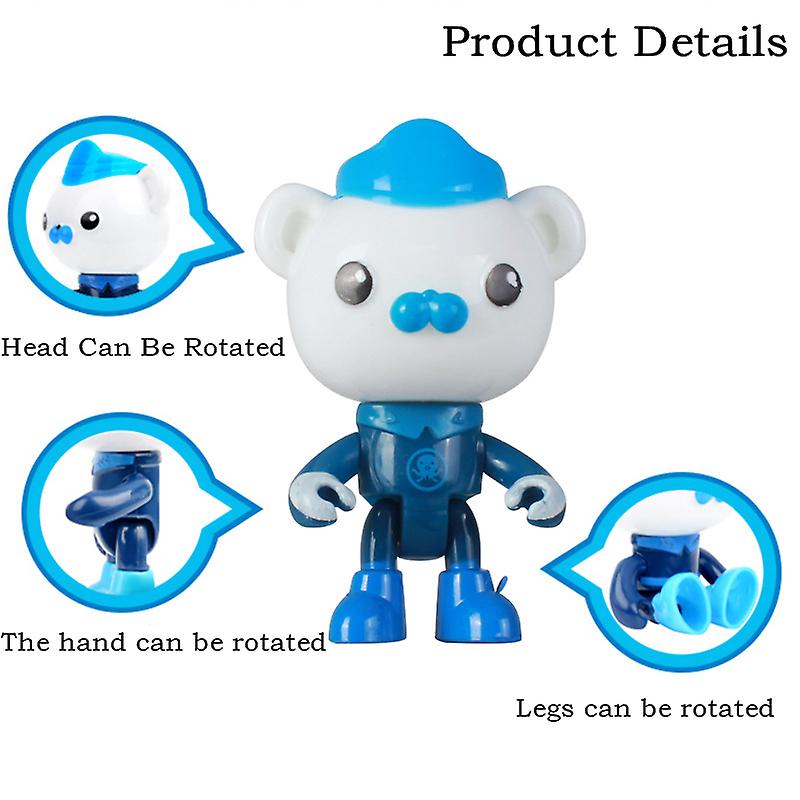 Born Pretty The Octonauts Toy Set Children's Toys Barnacles Kwazii Peso Penguin Shellington Dashi Inkling Anime Action Figure Children's Toy