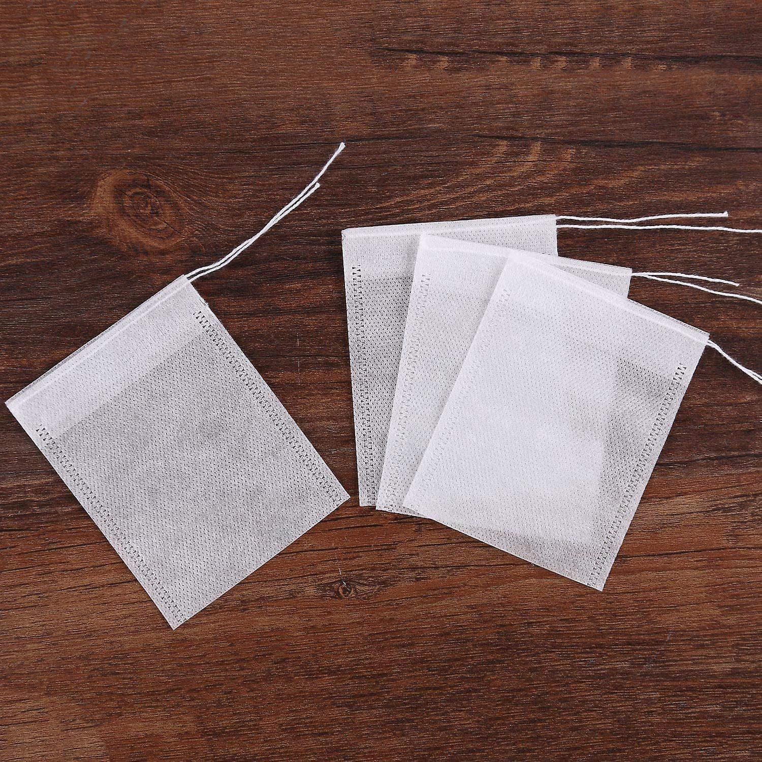 300 Pcs Drawstring Tea Filter Bags， Disposable Empty Cotton Filter Bags For Loose Tea 3.94 X 3.15 Inch