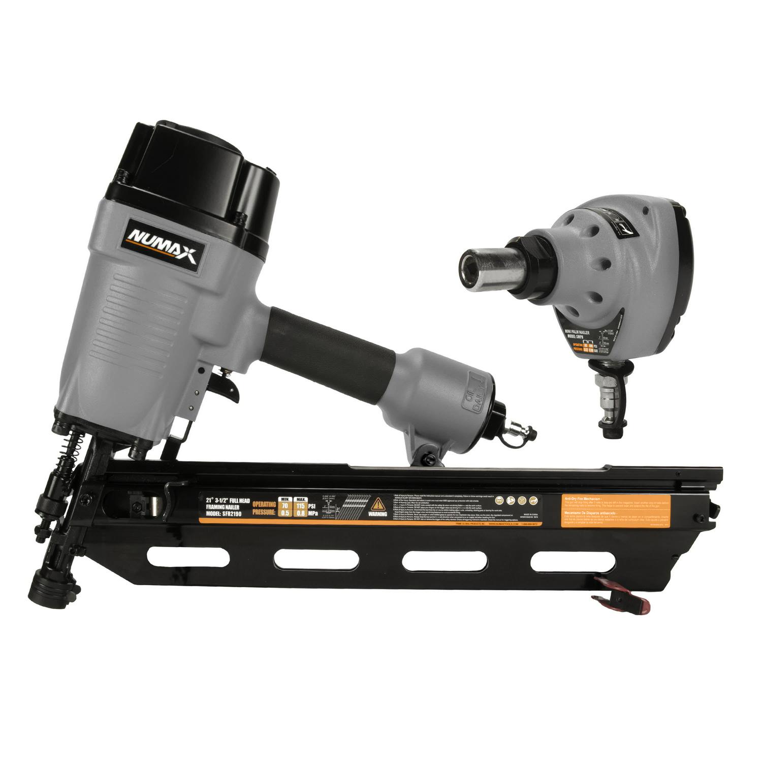 Numax 21A Framing and Palm Nail Gun Kit