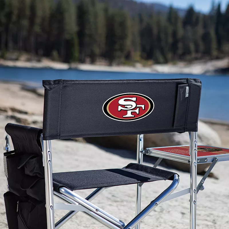 NFL San Francisco 49ers Sports Chair with Side Table