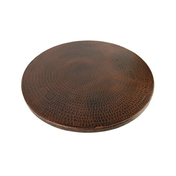 18-in Hammered Copper Lazy Susan in Oil Rubbed Bronze (LS18DB)