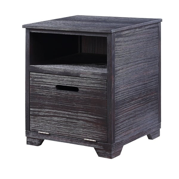 ACME Kamilia End Table in Antique Black