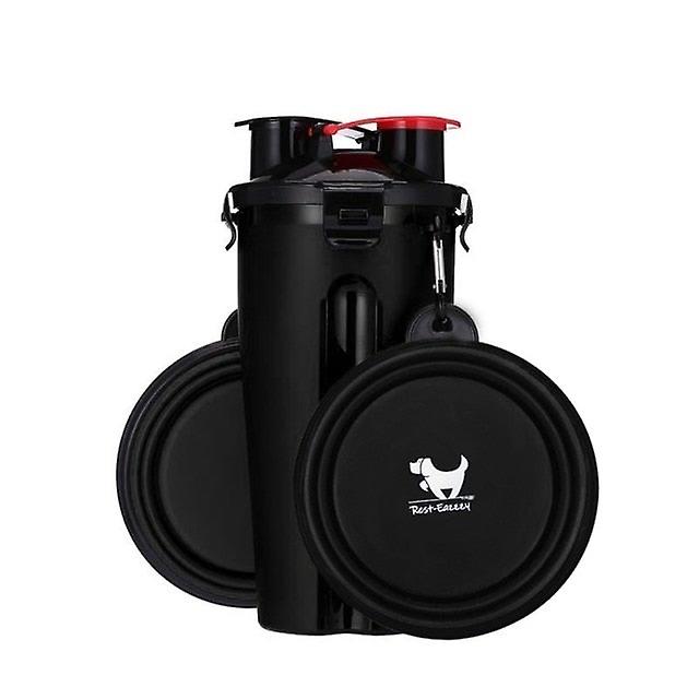 Portable 2 in 1 travel dog water bottle