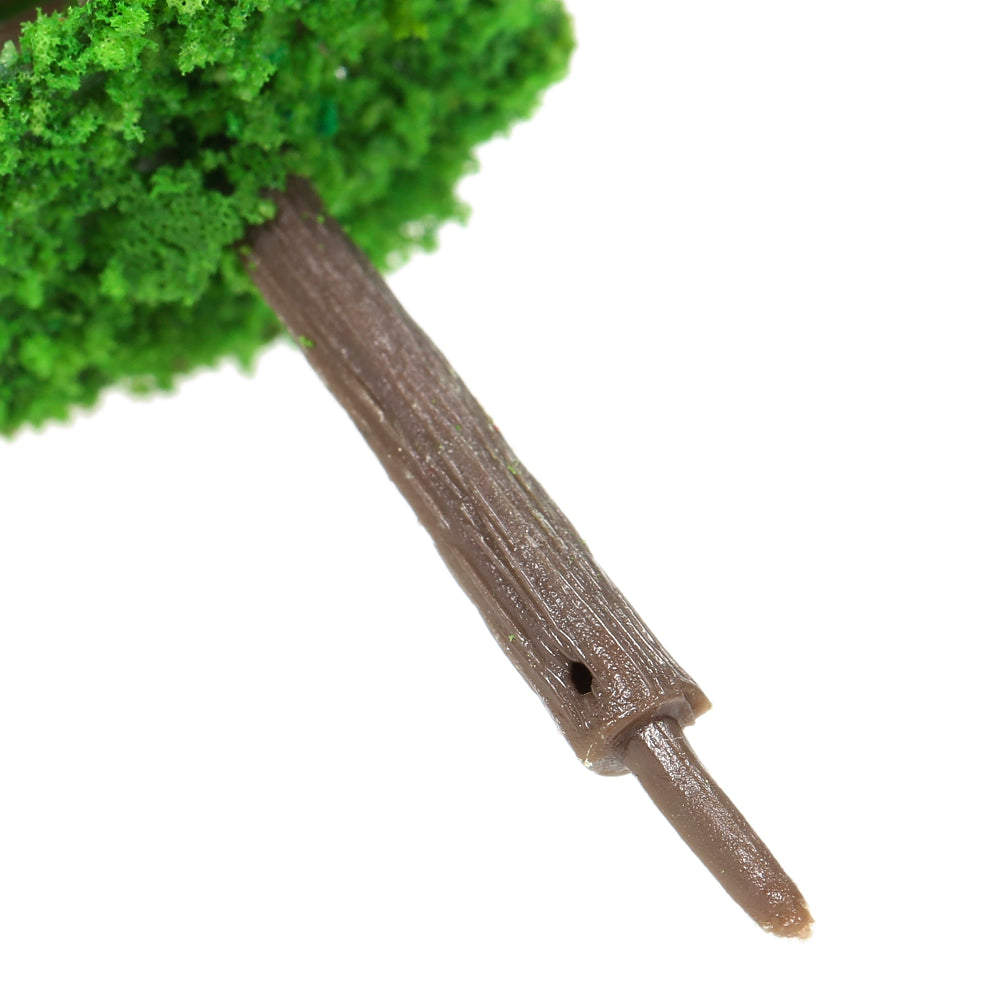 60pcs Mini Green Trees Scale Architectural Models Train Railways Landscape Scenery Layout Garden Decoration Tree Toys