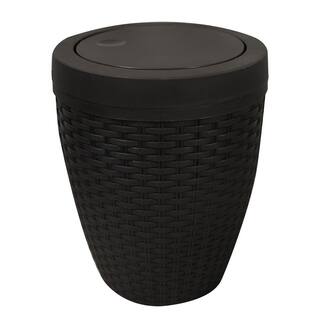 Modern Homes Round Bath Bin in Brown 67526