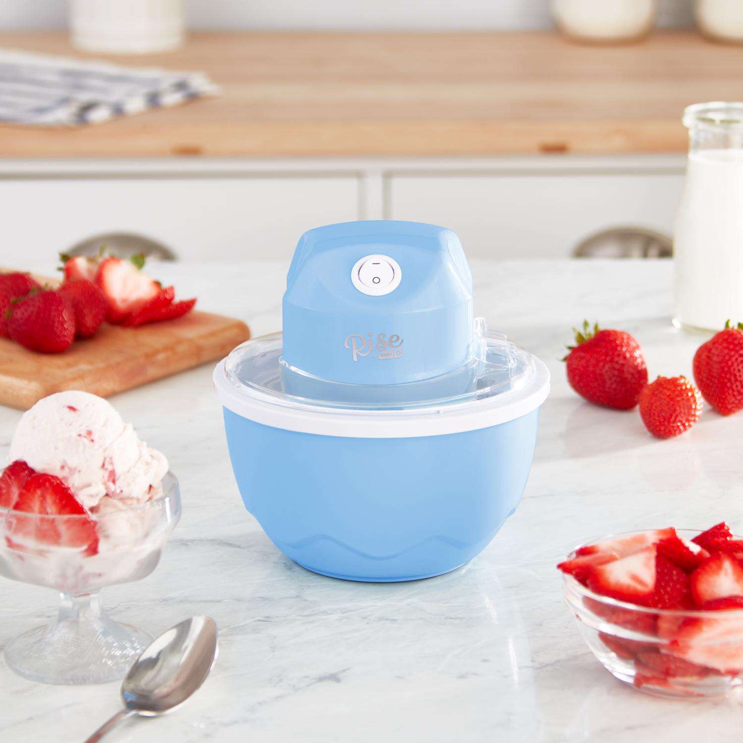 Rise by Dash Blue 0.5 qt Ice Cream Maker 6.1 in. H X 6.3 in. W X 6.3 in. L