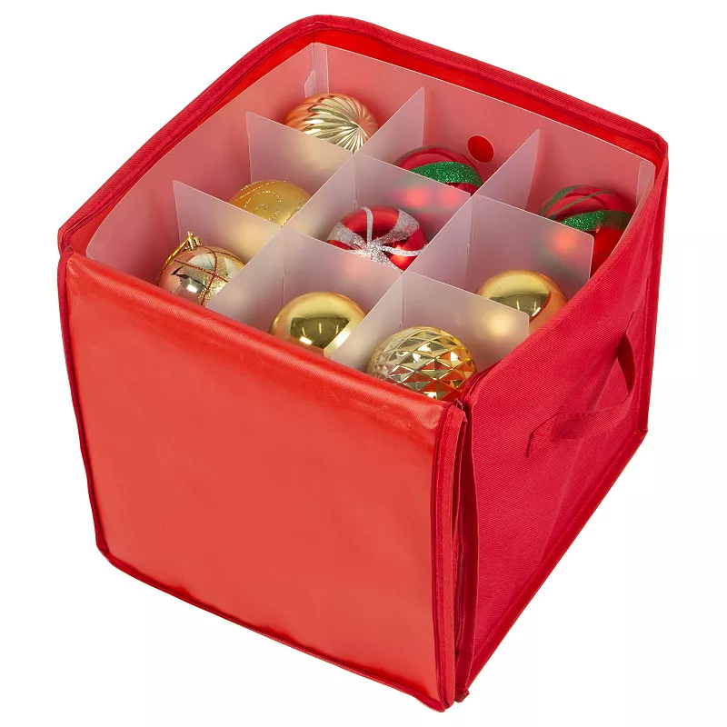 Simplify Stackable Christmas Ornament Storage Box - 27 Count