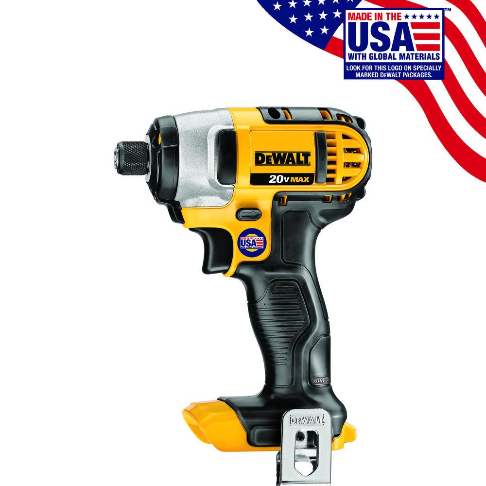 DEWALT 20 V MAX Lithium Ion 1/4 In. Impact Driver (Tool Only) DCF885B from DEWALT