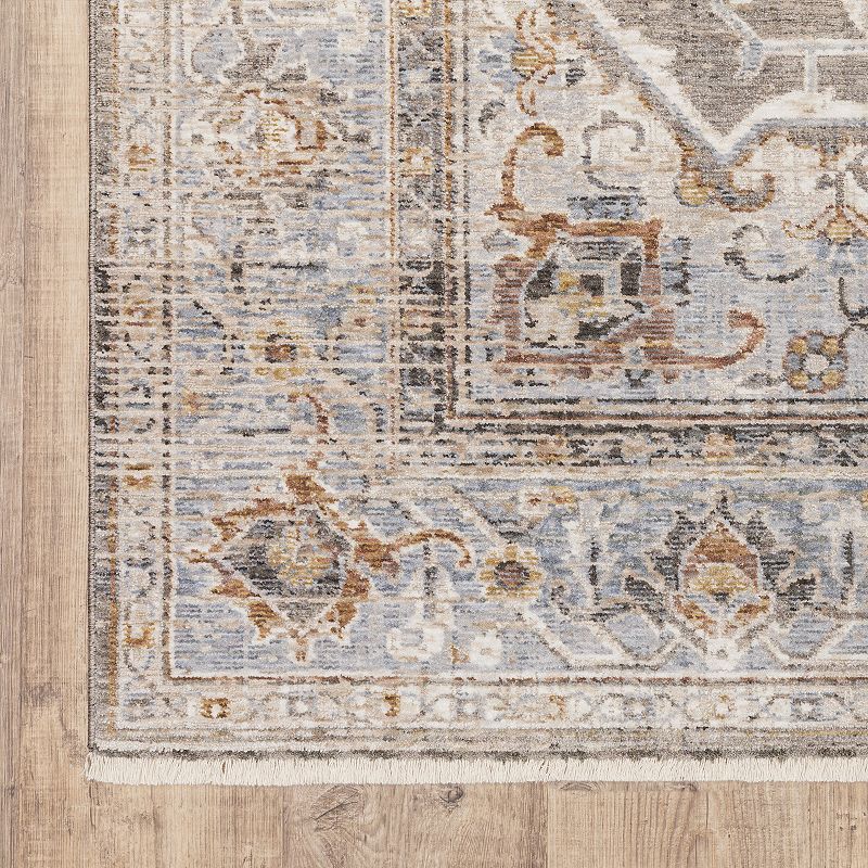 StyleHaven Mascotte Persian Medallion Fringed Area Rug