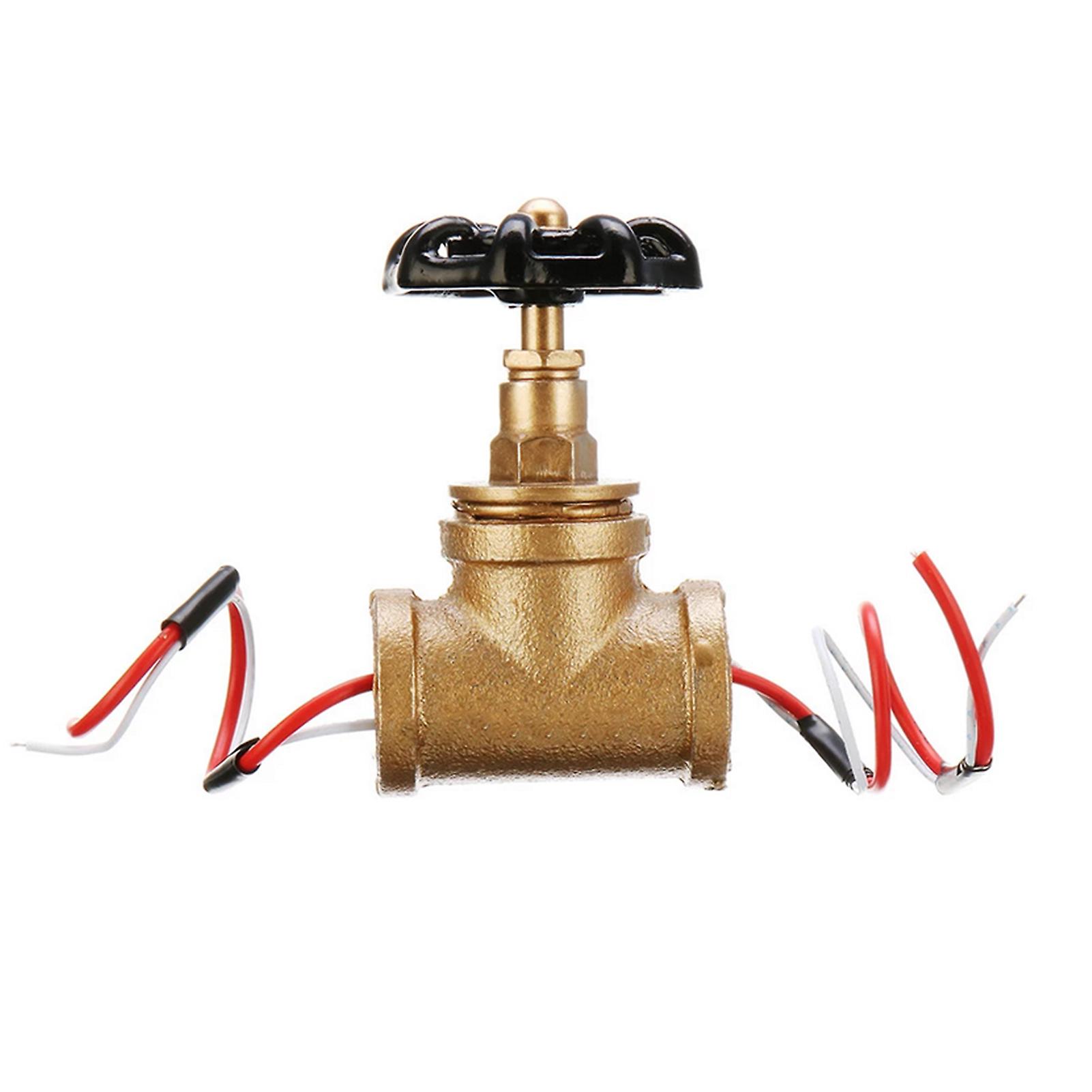 3/4 Inch Vintage Steampunk Lamp Loft Style Stop Valve Light Switch With Wire Iron Valve Water Pipe Fixtures Lighting