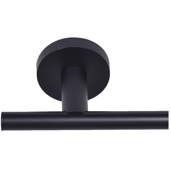 Better Home Products Skyline Towel Bar  Matte Blac...