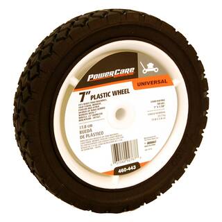 Powercare 7 in. x 1.5 in. Universal Plastic Wheel for Lawn Mowers 460443