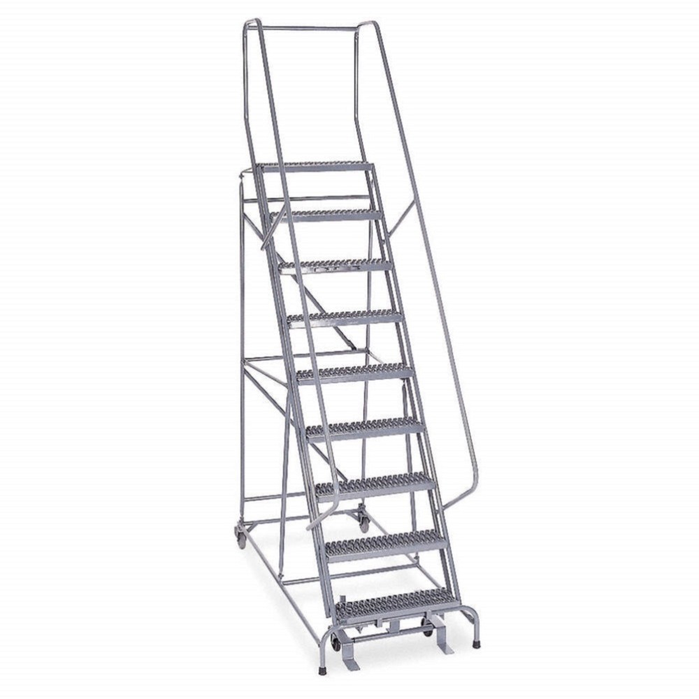 Series 1000 9 Step X 32 W A6 Tread Step Ladder w/handrails ;