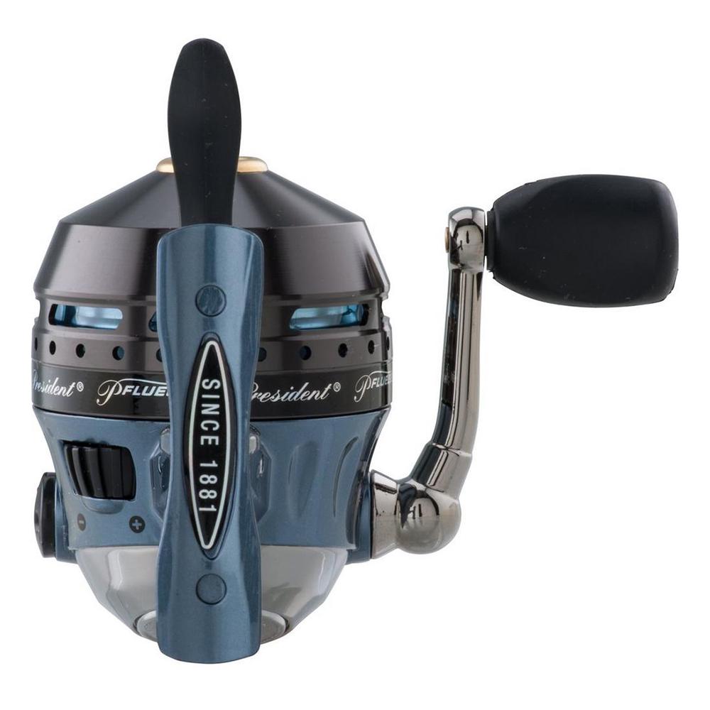 Pflueger PRES6USCX President Spincast Fishing Reel with 5 Bearings， Size 6U