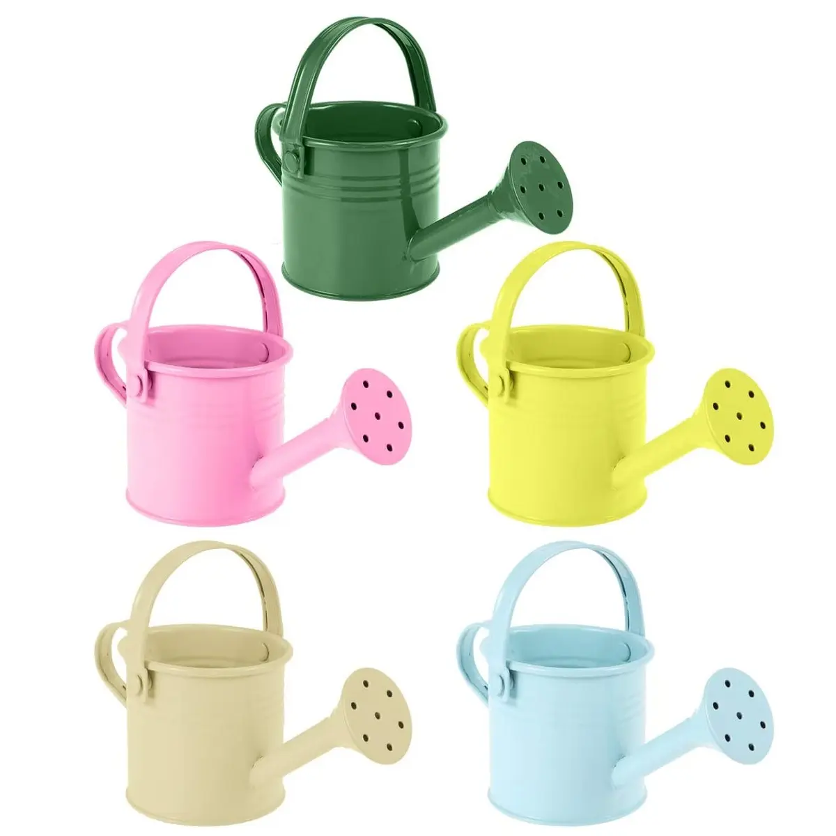 500ml Small Decorative Watering Can High Quality Handmade Painted watering cans for Garden Supplies Customized Iron Watering Pot