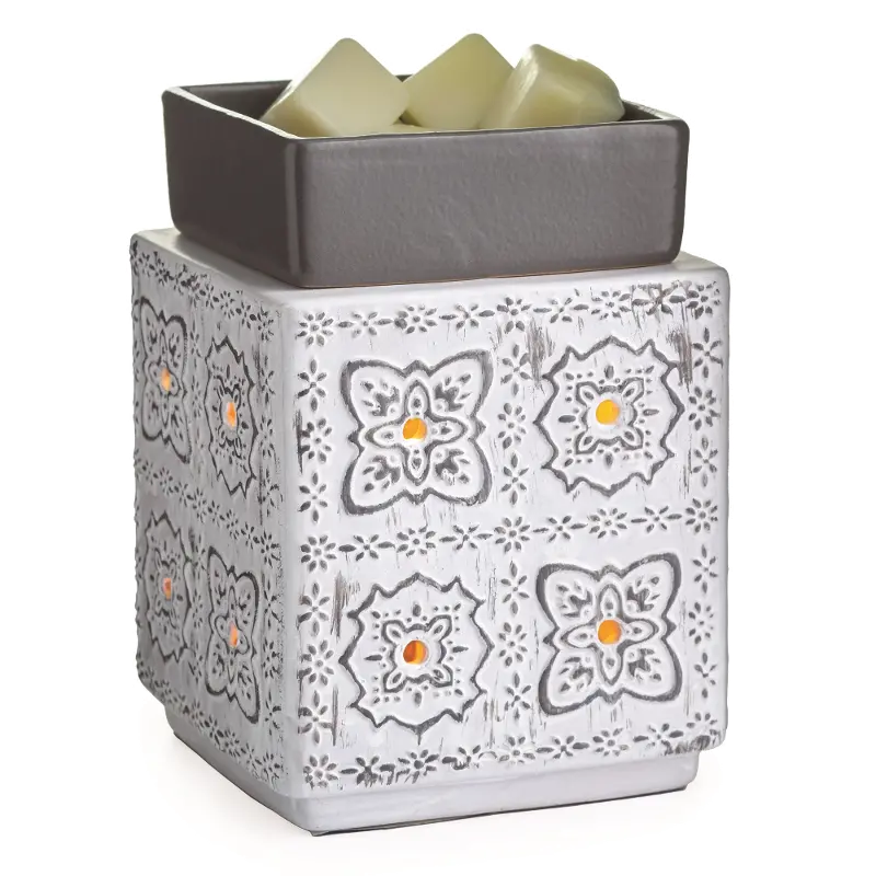 Classic Modern Cottage Gray Illumination Fragrance Warmer