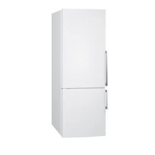 Summit Appliance 27 in. 16.8 cu. ft. Bottom Freezer Refrigerator in White Counter Depth FFBF281WLHD