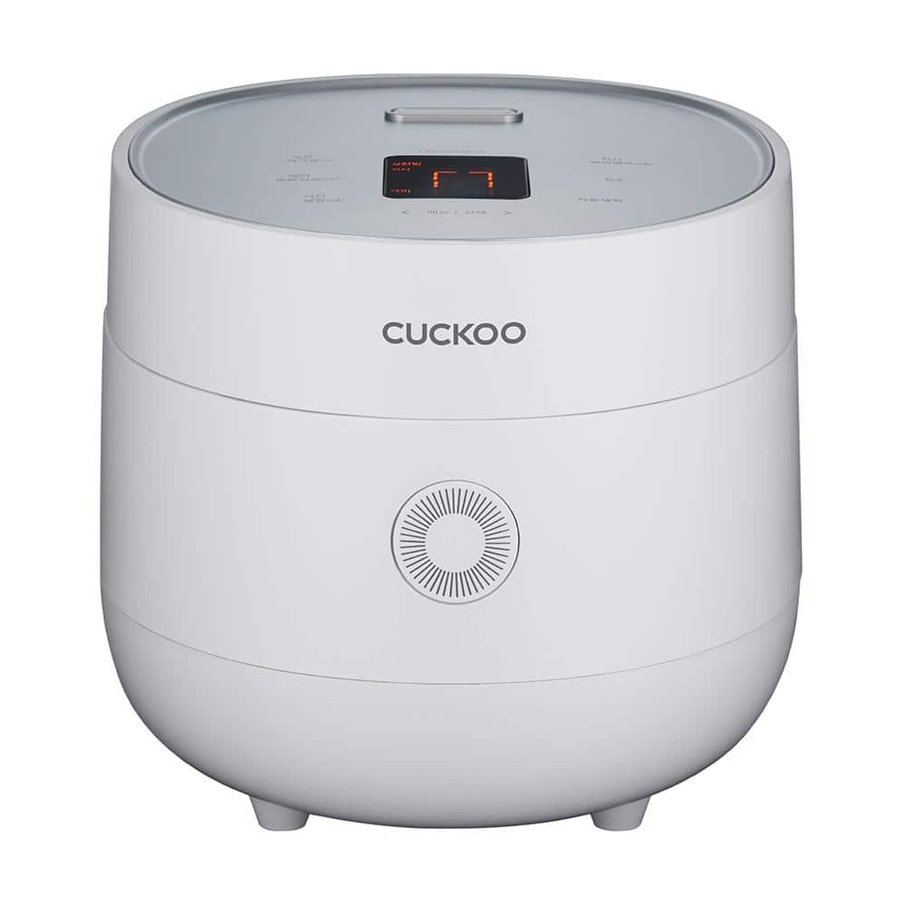 Cuckoo 6-Cup White Micom Rice Cooker 13-Menu Options CR-0675F