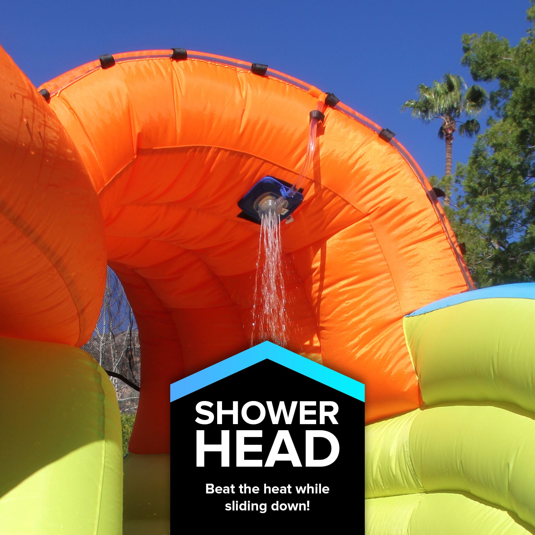 Sportspower Double Water Slide and Bouncer with Blower