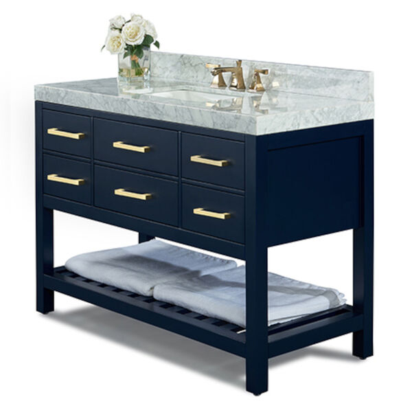 Elizabeth Heritage Blue White 48-Inch Vanity Console