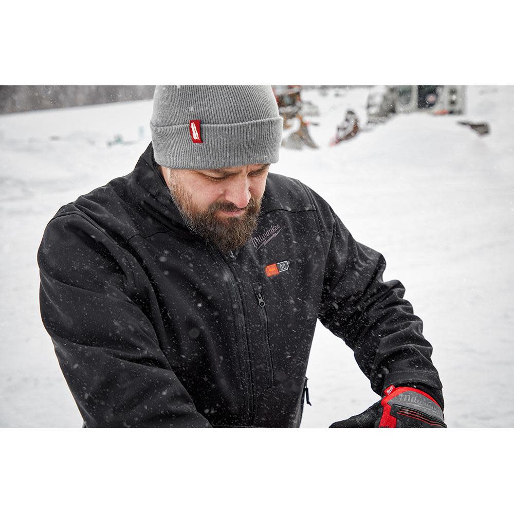 Milwaukee M12 Heated TOUGHSHELL Jacket Kit Black Small