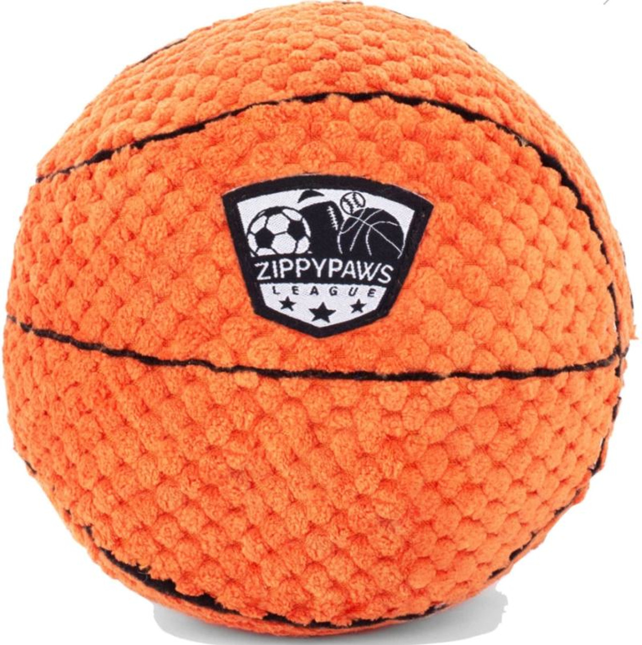 Zippy Paws SportsBallz Basketball Plush Dog Toy