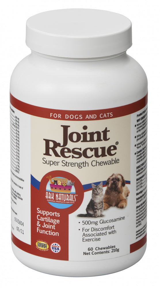 Ark Naturals Joint Rescue Super Strength Supplements For Dogs  Cats