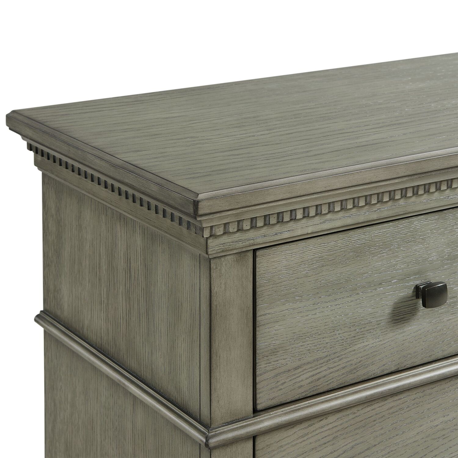 Picket House Furnishings Clovis 5-Drawer Chest in Grey