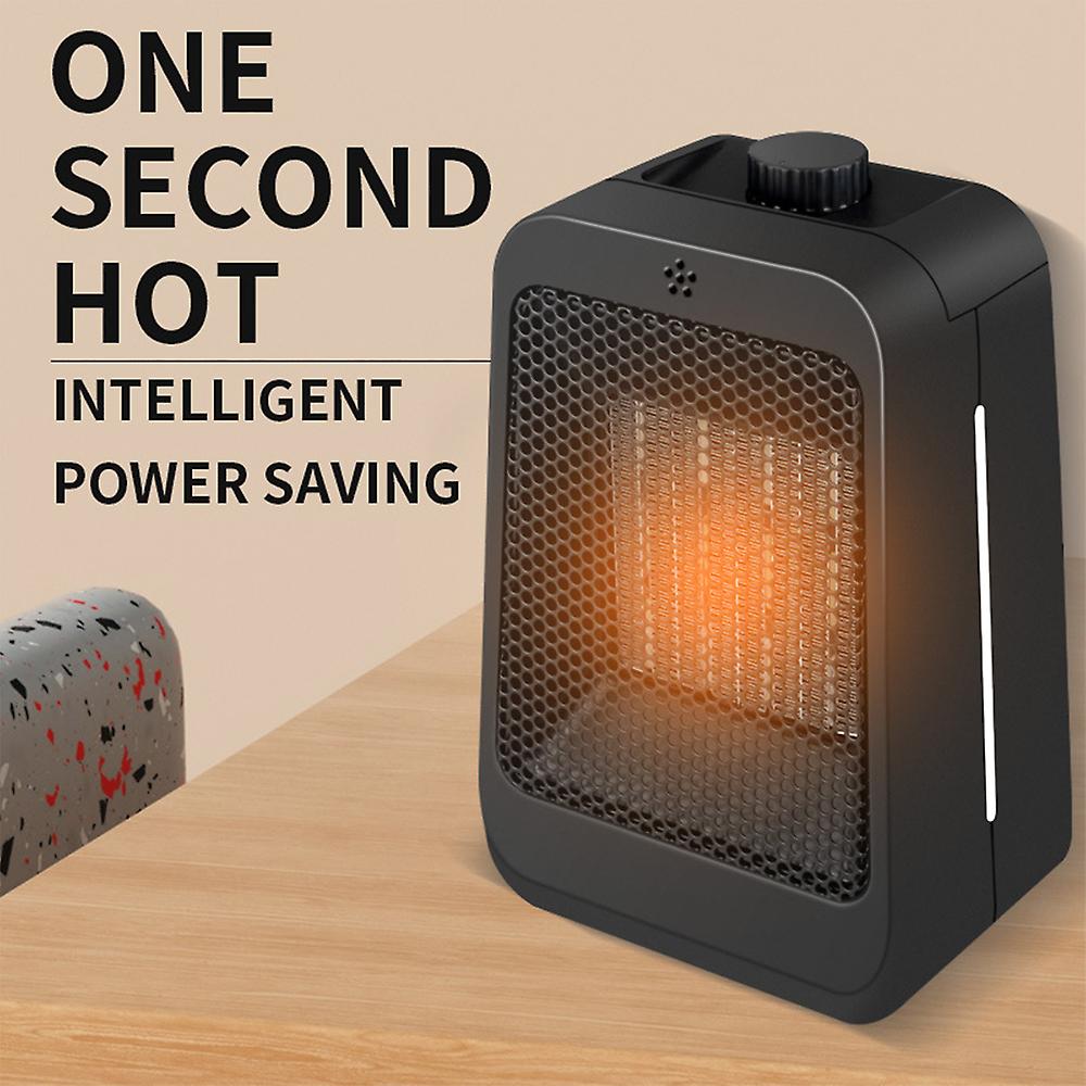 Portable Electric Space Heater 1200w Ceramic Room Heater With Dump And Overheat Protection