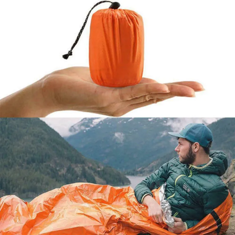 Ultralight Waterproof Outdoor Travel Camping Bivvy Emergency Survival Sleeping Bag