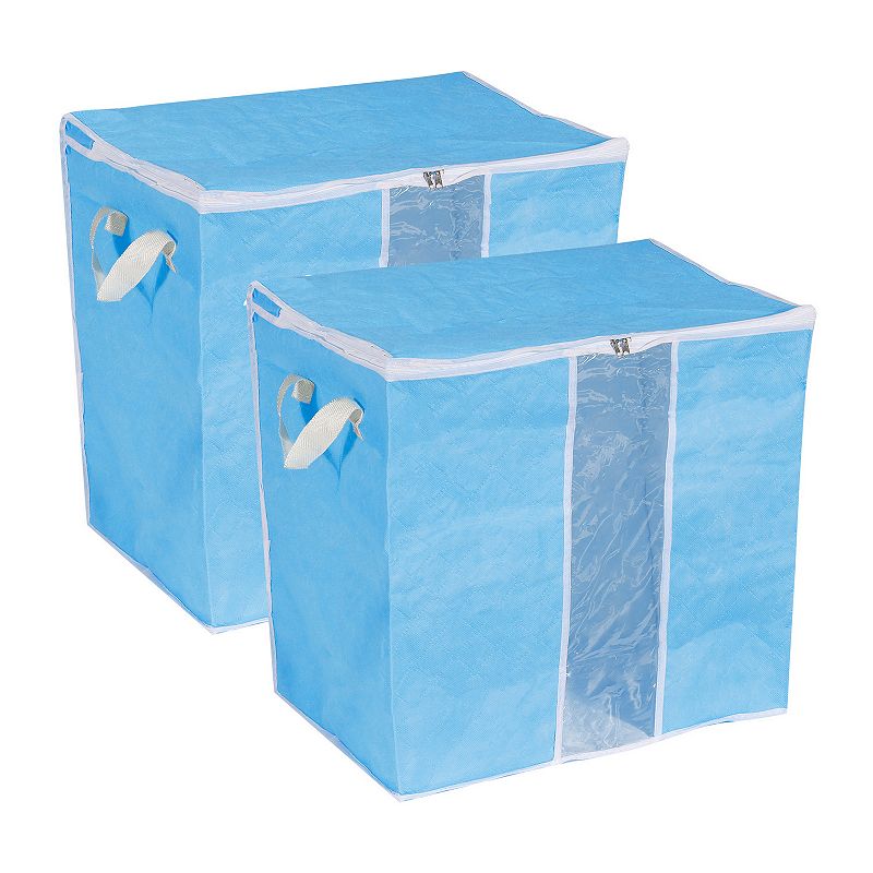 Clothes Storage Bags Foldable Closet Organizers With Handle， 2pcs